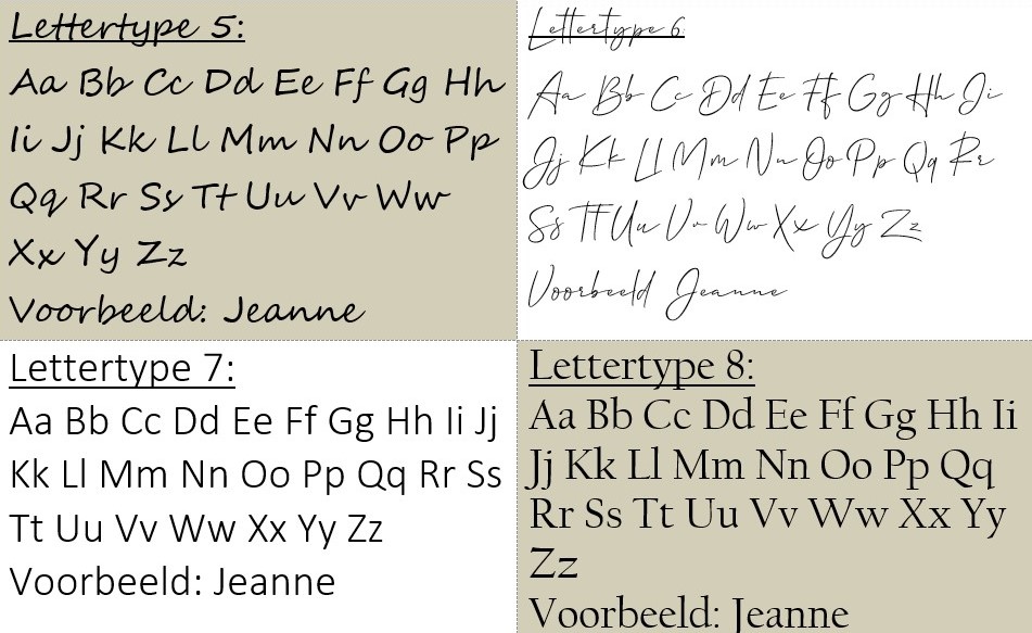 Potlood met zaden (Bascilicum) met gravure