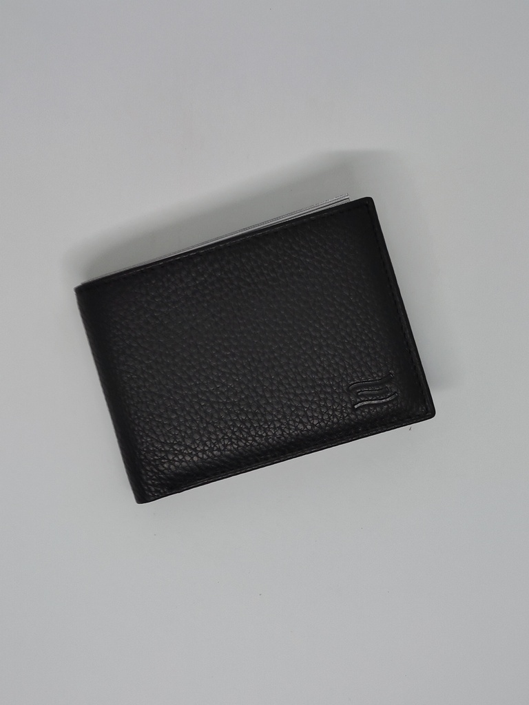 Crinkels - Portefeuille in leder - 14072 Black