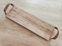 Houten plank met gravure