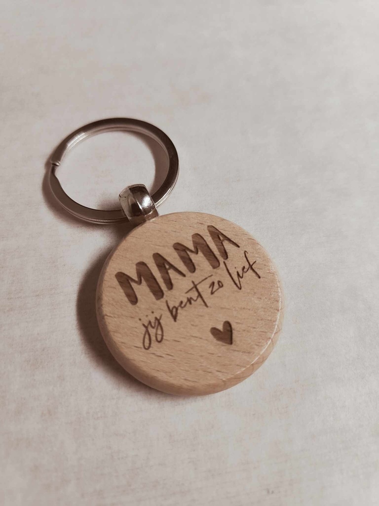Sleutelhanger 'Mama, jij bent zo lief'