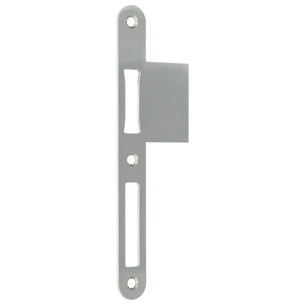 BKS B-90000-61 Sluitplaat met Lap | Inox | Rechts of links | F24 | Afgerond
