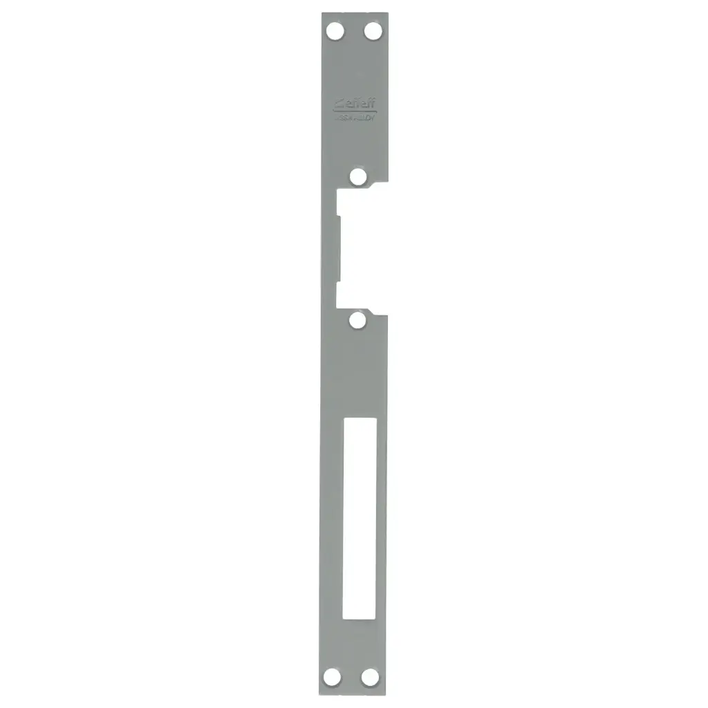 EffEff 02102-01 | Sluitplaat voor elektrische deuropener | Grijs | 250 x 25 mm