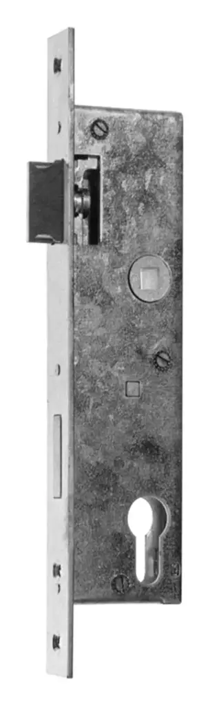 Bever 1004 R smaldeurslot met renovatievoorplaat | As-afstand 92 | 340 mm RVS