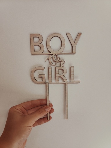 Taarttopper 'Boy or Girl'