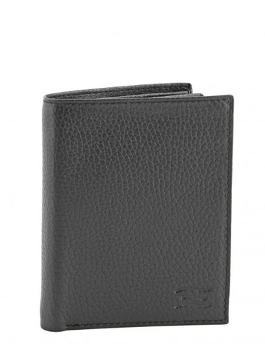 Crinkels - Portefeuille in leder - Black (recht model)