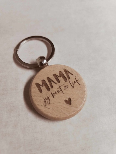 Sleutelhanger 'Mama, jij bent zo lief'