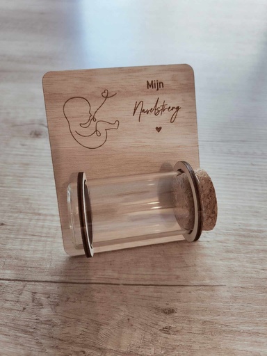 Bewaarbordje 'navelstreng'