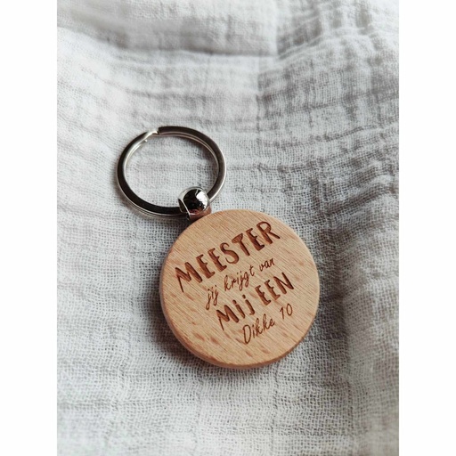 Sleutelhanger Meester